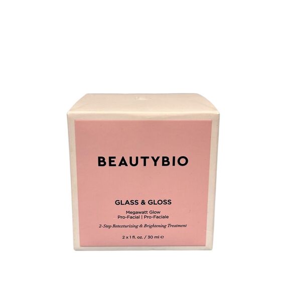 BeautyBIO Other - BeautyBio Glass & Gloss At-Home 2-Step Facial System  30 ml New in a box